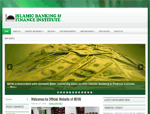 Tablet Screenshot of islamicbankingnigeria.com